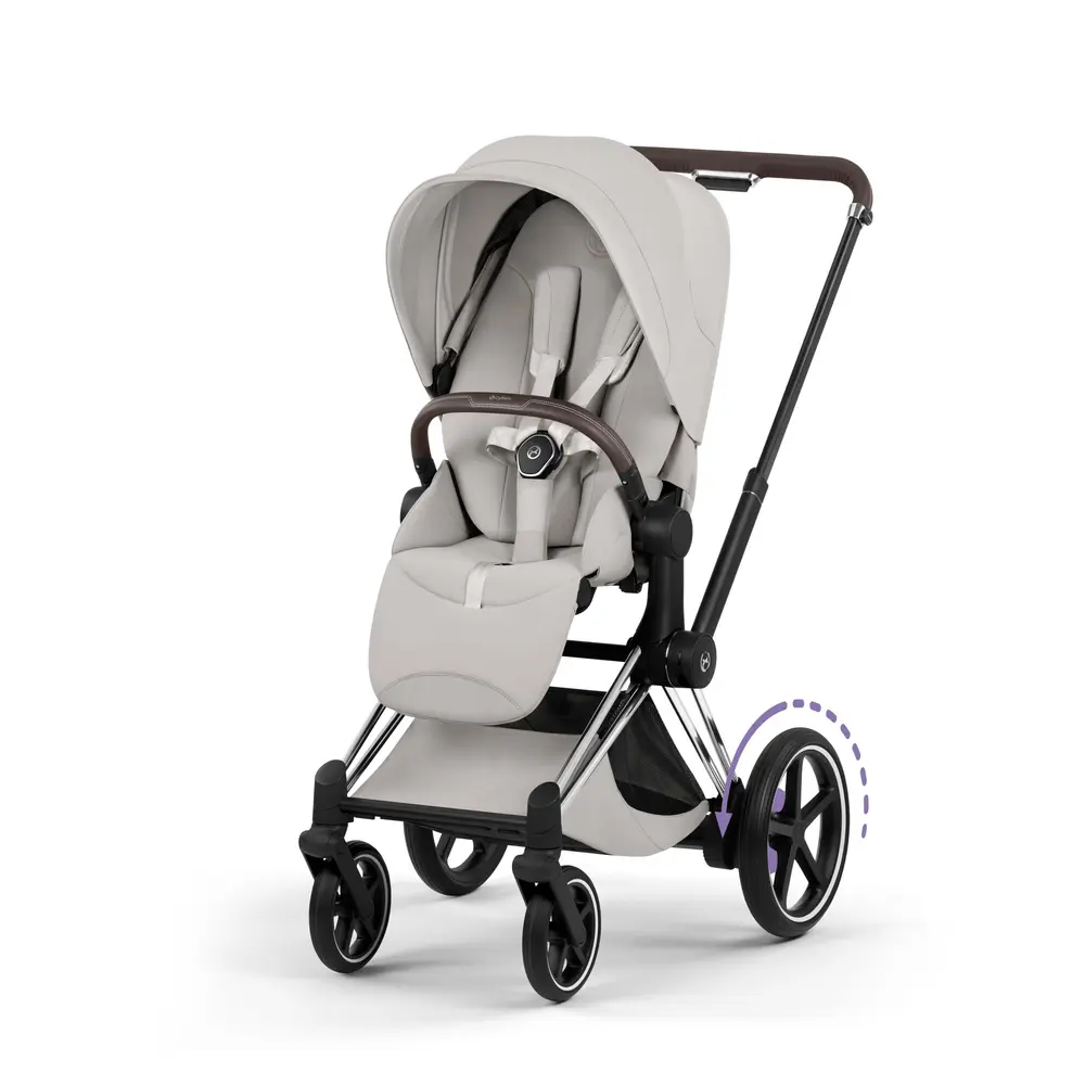Cybex e-Priam Style Sittvagn - City Grey/Chrome Brown