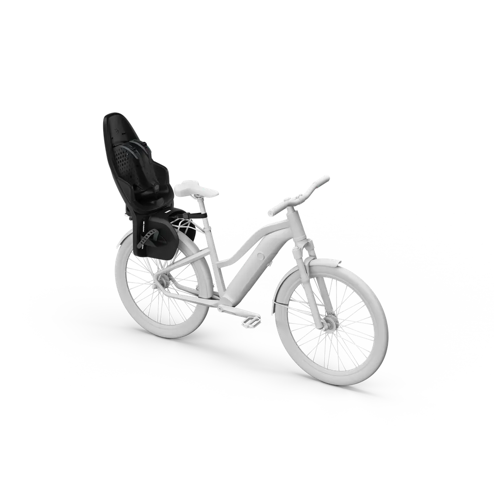 Thule Yepp 2 Maxi Cykelsits - Rack Mount - Black | Baby & Barn - Barnsäkerhet - Cykelstolar & hjälmar | BabyMode