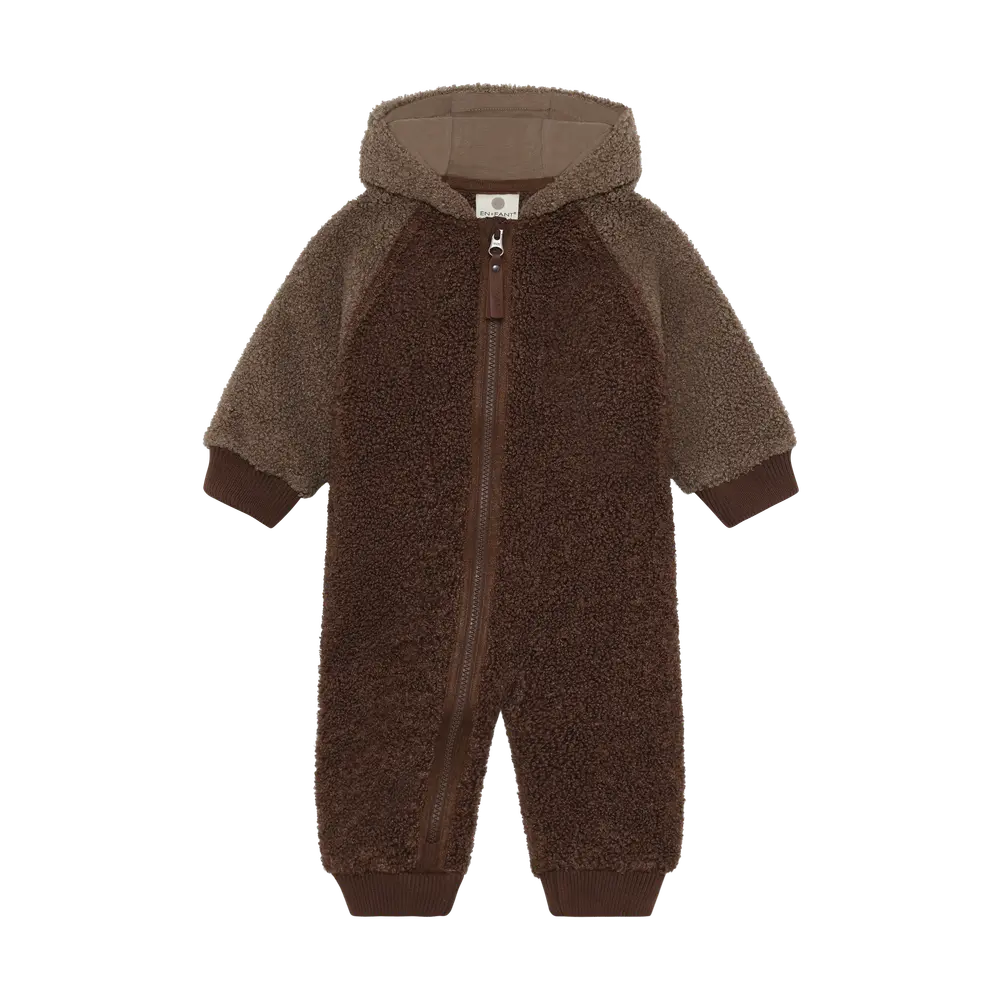 En Fant Overall Teddy - Chestnut - 56