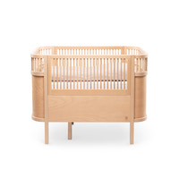 Växasäng 2 i 1 Baby & Juniorsäng - Wooden Edition