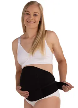 Stödbälte Justerbart Svart | Graviditet & Amning - Gravidkläder - Tillbehör graviditet | BabyMode