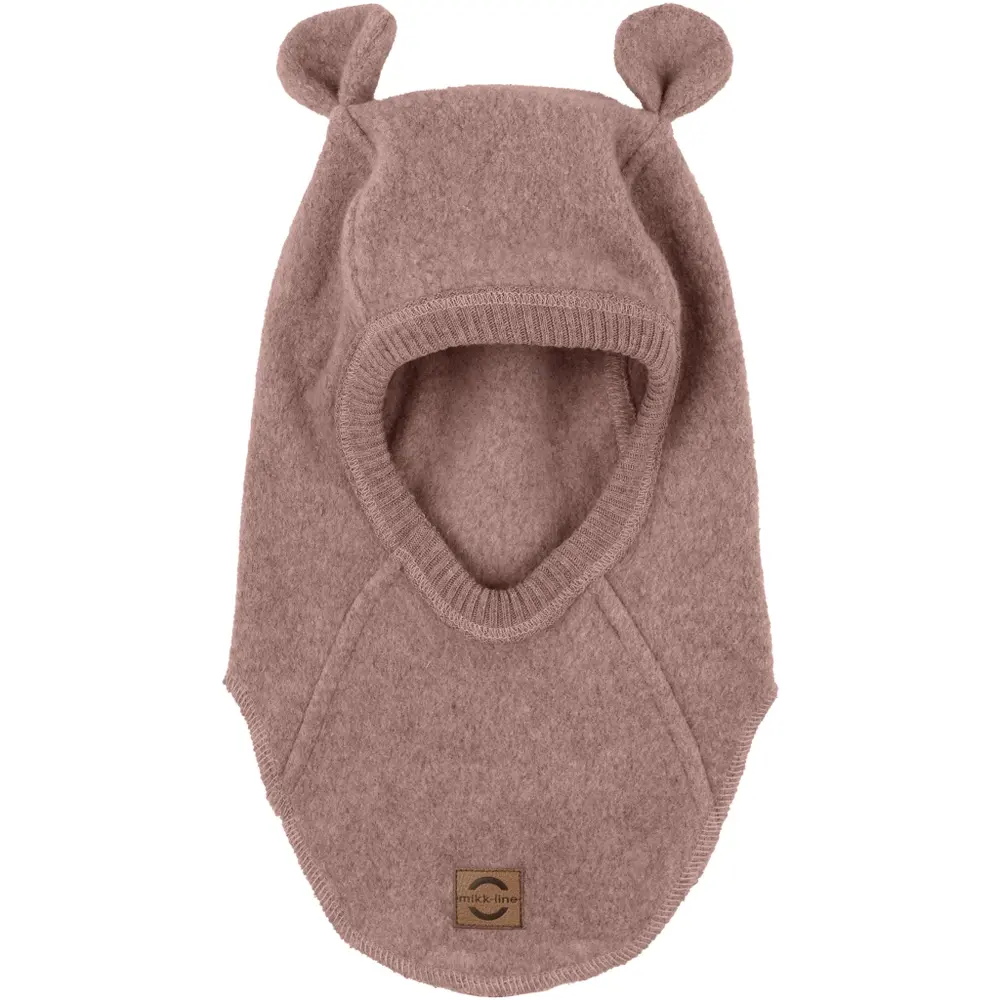Balaclava med Öron - Burlwood Melange - 3-4 ÅR | Barnkläder - Mössor, vantar och tossor - Mössor & balaclavas | BabyMode
