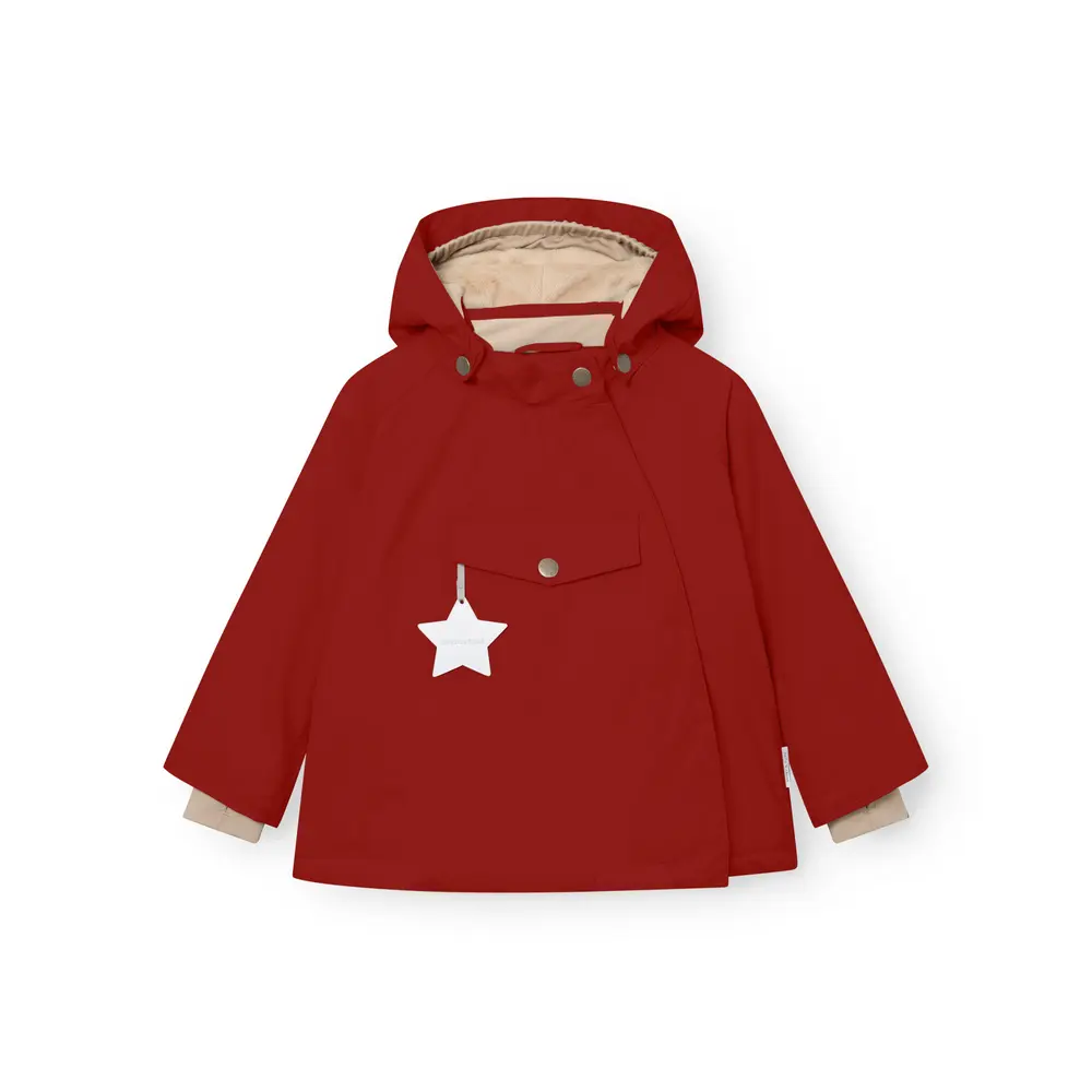 Mini A Ture Matwang Fleecefodrad Vinterjacka - Chili Pepper - 12 MDR./80