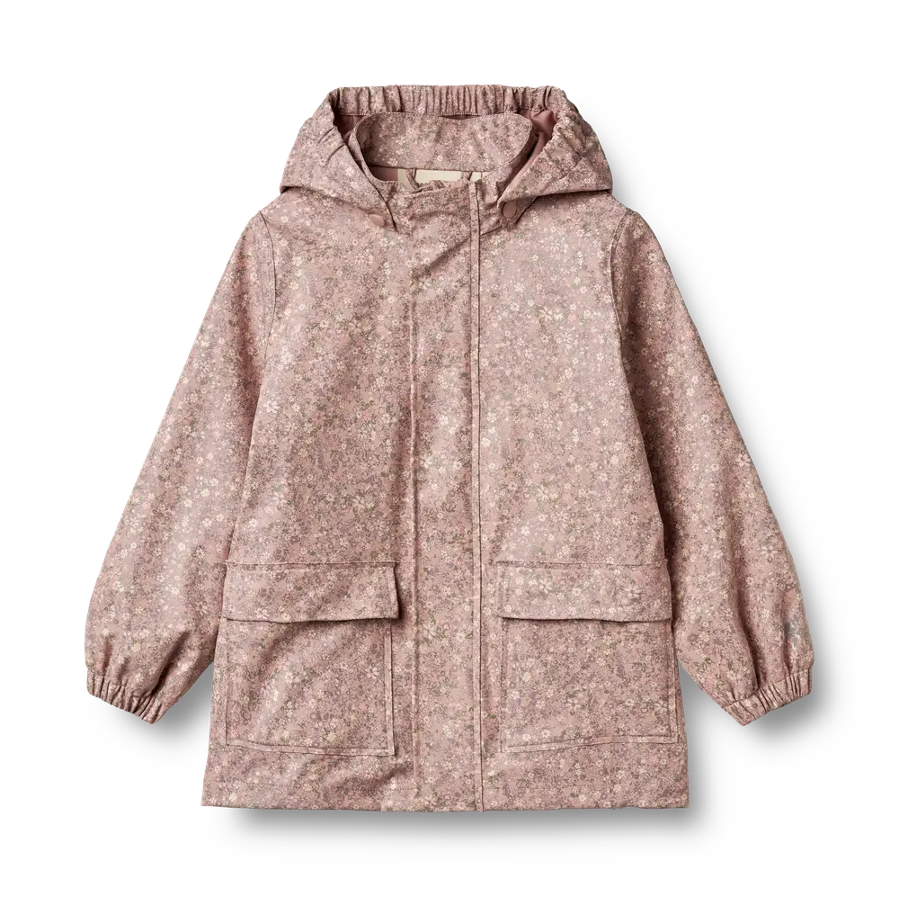 Regnjacka Ollo - Powder Flower Meadow - 122 | Barnkläder - Ytterplagg - Regnkläder | BabyMode