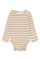 Fro Långärmad Rib Body - Humus Striped