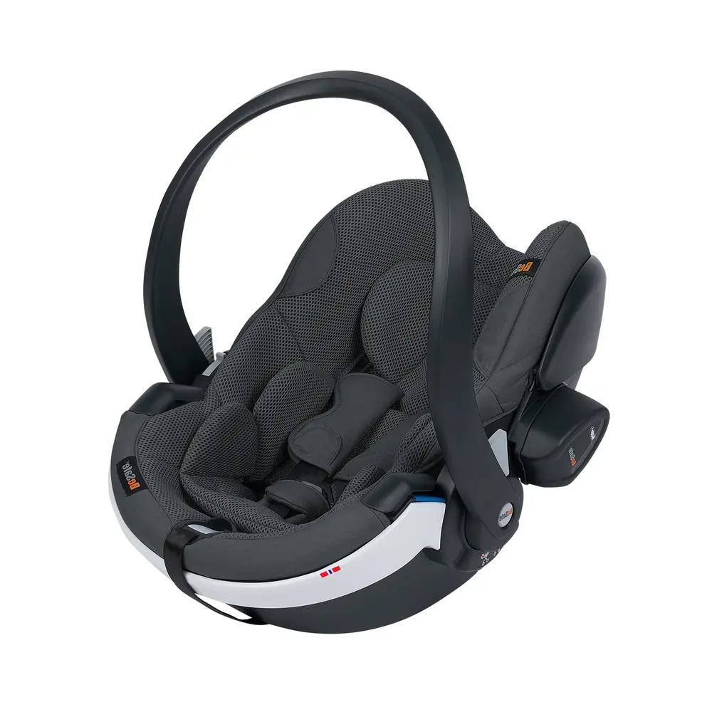 BeSafe iZi Go Modular X2 i-Size Babyskydd - Anthracite Mesh | Bilbarnstolar - Babyskydd 0-13 Kg | BabyMode