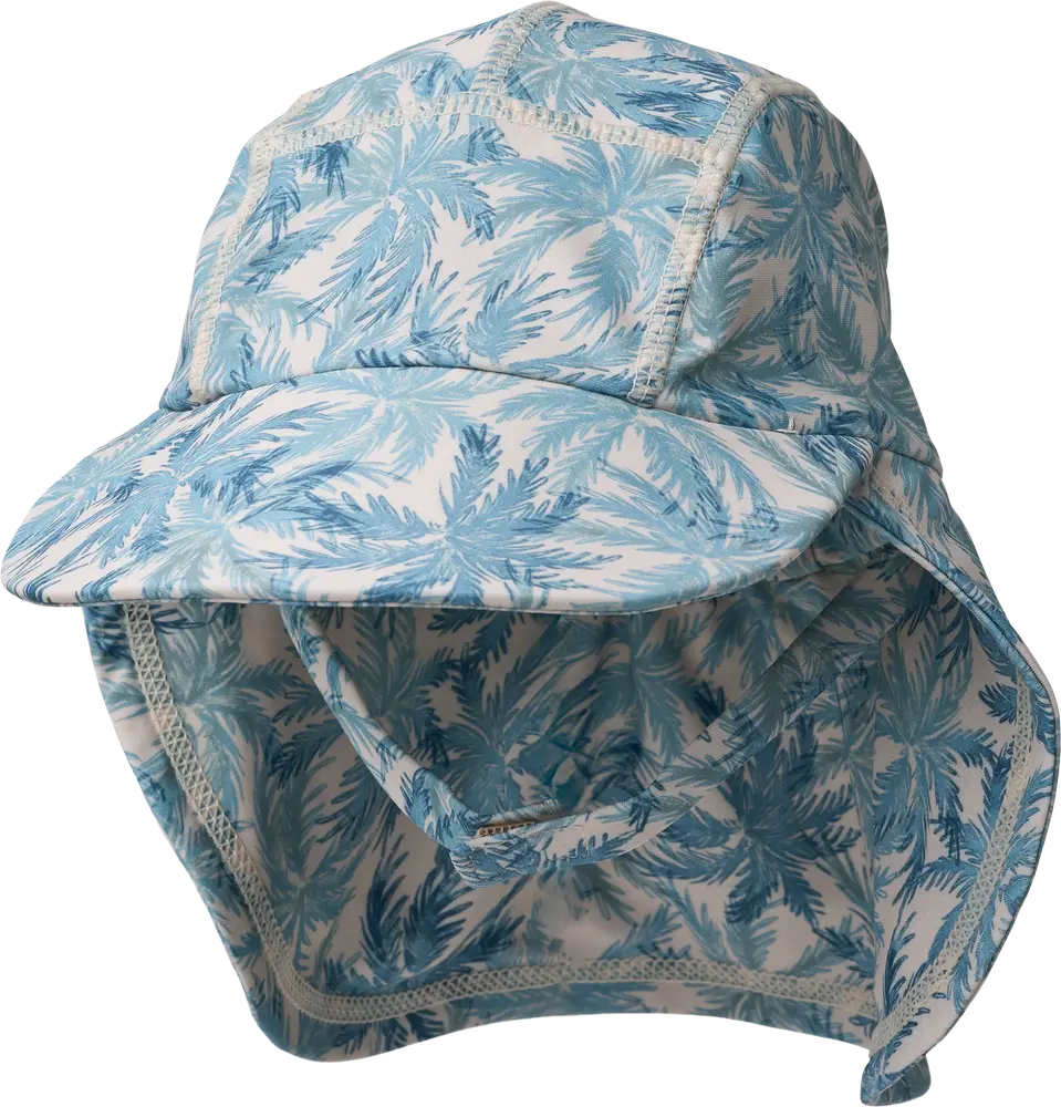 UV-solhatt Tonga - Blue Palm - 52-53CM | Barnkläder - Mössor, vantar och tossor - Solhattar | BabyMode