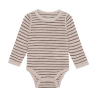 BeKids Långärmad Ullbody - Mocha Meringue