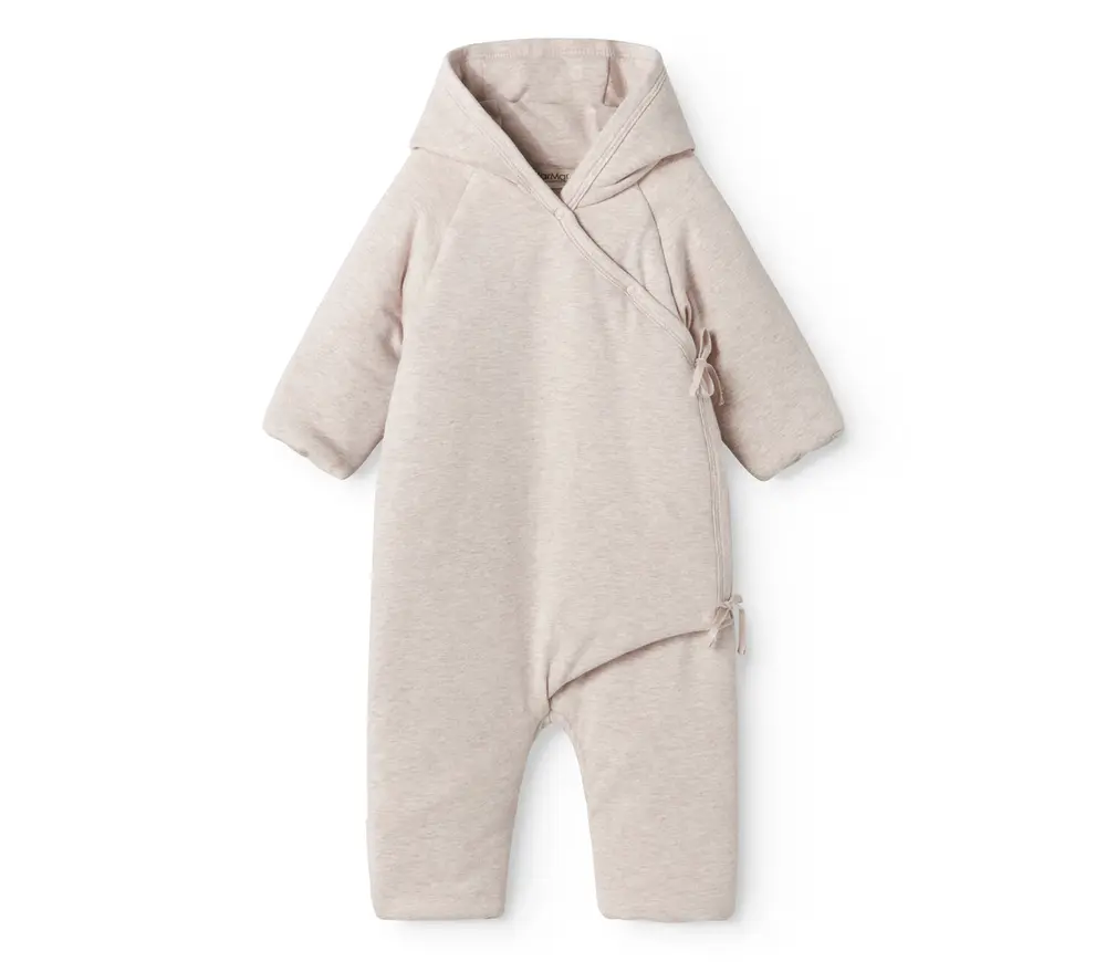 Babyoverall Rex - Light Beige Melange - 44/50 | Barnkläder - Ytterplagg - Barnvagnsoveraller | BabyMode