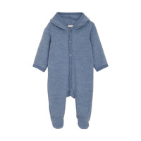 Hush Babyoverall Ull Dark Grey Melange - 7215