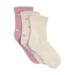 Ankelsok 3-pak - Burnished lilac | Kläder - Strumpor & strumpbyxor - Strumpor | BabyMode