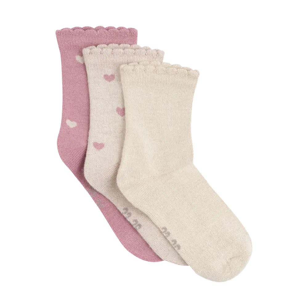 Ankelsok 3-pak - Burnished lilac - 19/22 | Barnkläder - Strumpor & strumpbyxor - Strumpor | BabyMode