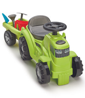 Ride-on Traktor med Trailer