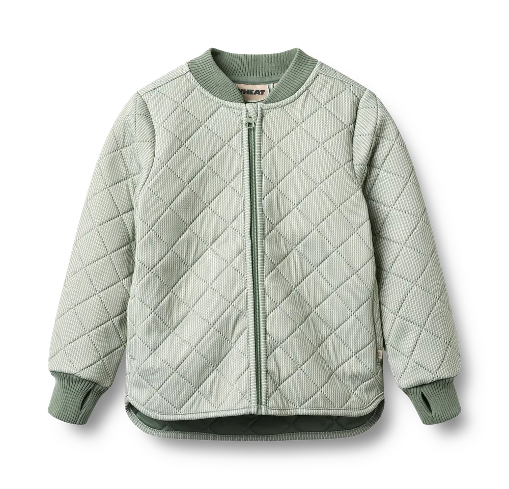 Termojacka Loui - Green Stripe - 104 | Barnkläder - Ytterplagg - Termokläder | BabyMode
