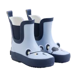 Pirat 3D Gummistövlar Korta - Blue Fog