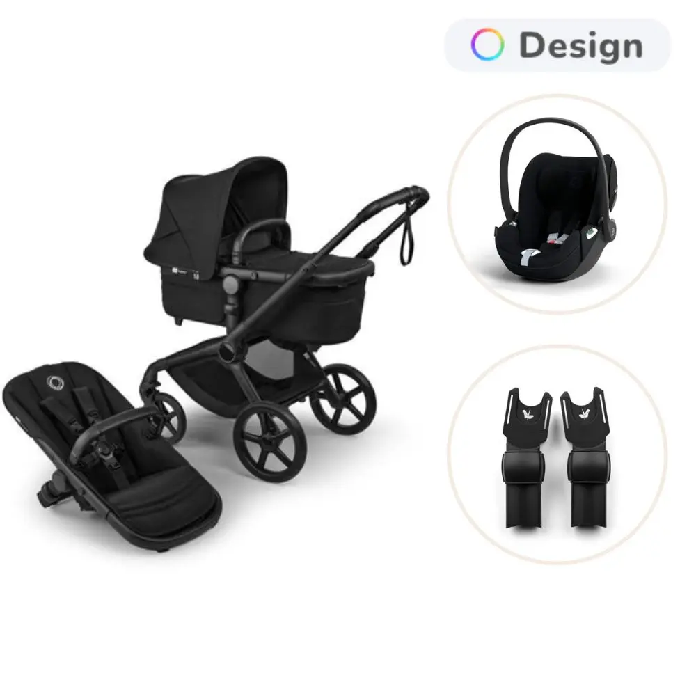 Bugaboo Fox 5 Renew Barnvagn - Heritage black/black