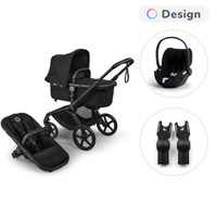 Bugaboo Fox 5 Renew Duovagn Inkl. Cloud T Babyskydd Och Adapter - Heritage Black/Black