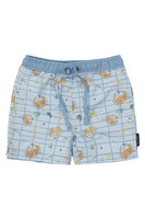 Badeshorts - Faded denim