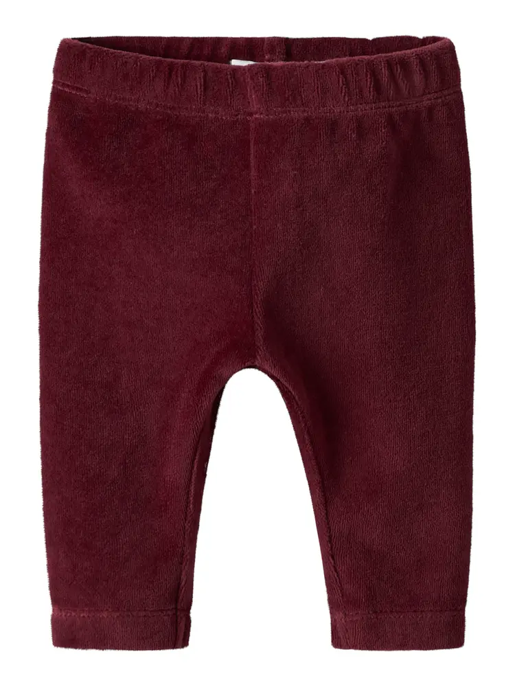 Roxy Velour Leggings - Burgundy - 62 | Barnkläder - Underdelar - Leggings | BabyMode