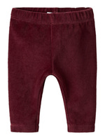 Roxy Velour Leggings - Burgundy