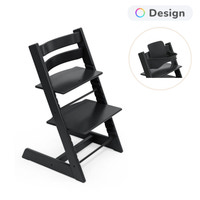 Stokke® Tripp Trapp Stol Bok Inkl. Babyset - Black