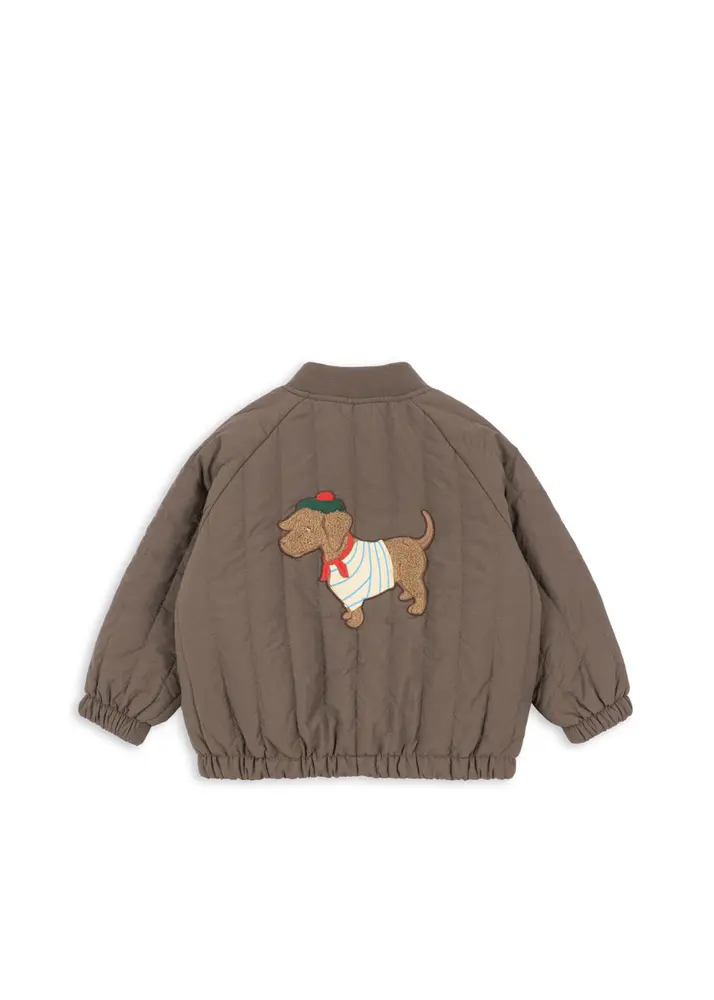 Konges Sløjd Juno Terry Bomber Jacka - Walnut - 4 ÅR