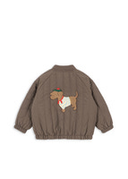 Konges Sløjd Juno Terry Bomber Jacka - Walnut
