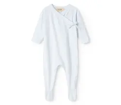 Jumpsuit Rubetta - Light Blue | Kläder - Bodys & overaller - Jumpsuit med fot | BabyMode