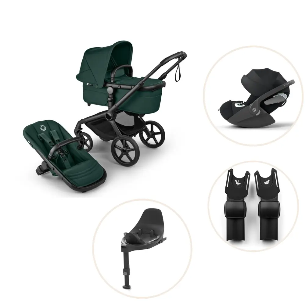 Bugaboo Fox 5 Renew Barnvagn - Fern Green/Black