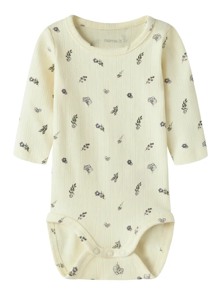 Dortheas Långärmad Body - Pear Sorbet - 68 | Barnkläder - Bodys & overaller - Långärmad body | BabyMode