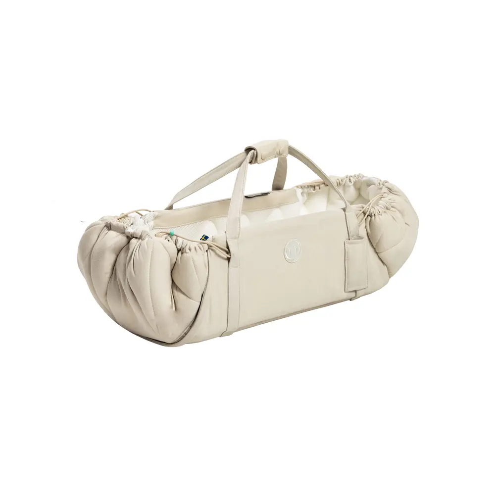Najell SleepCarrier Vol 5 Babynest - Oat Beige | Barnvagnar - Barnvagnstillbehör - Baby nest med handtag | BabyMode