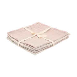 Muslinfilt (4‑pack) – Shadow Gray – 65x65 | Barnrum - Textilier - Muslinfiltar | BabyMode