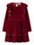 Name It Rididde Velour Klänning - Red Dahlia