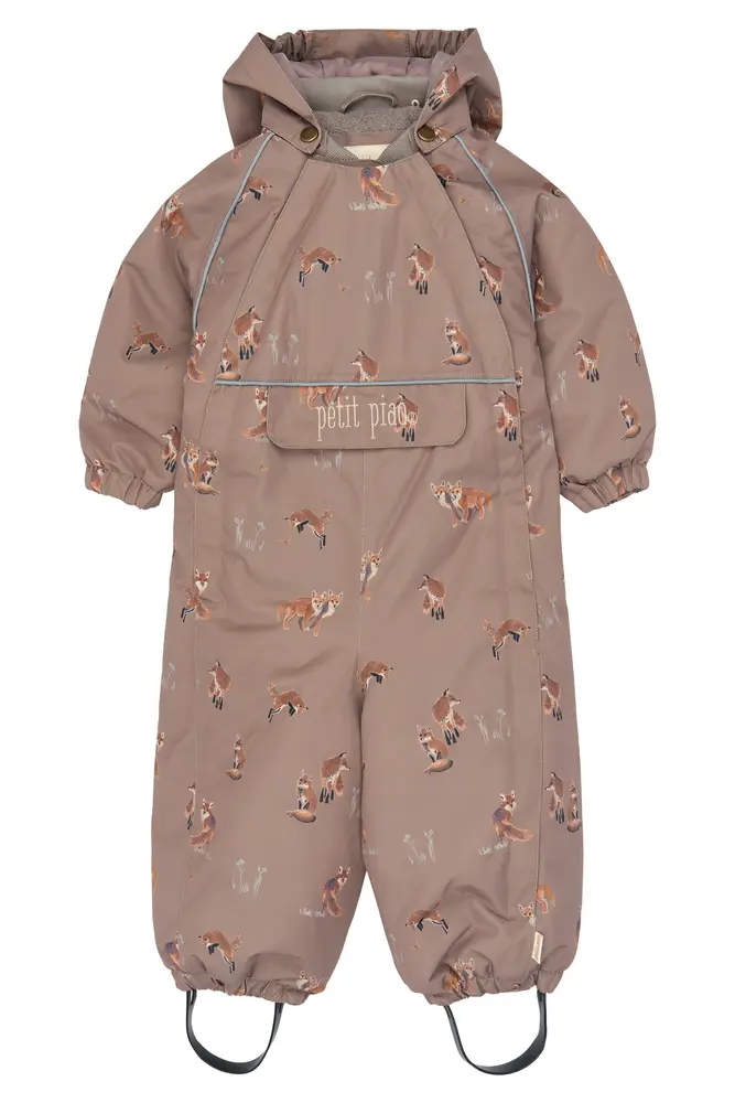 Petit Piao Dard Vinteroverall - Fossil Fox AOP - 86