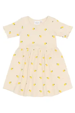 Smilla Rib Klänning - Gardenia | Kläder - Toppar - Klänningar - Klänningar | BabyMode