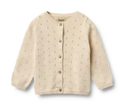 Stickad Kofta Maia - Sandshell | Kläder - Toppar - Koftor, västar & tröjor | BabyMode