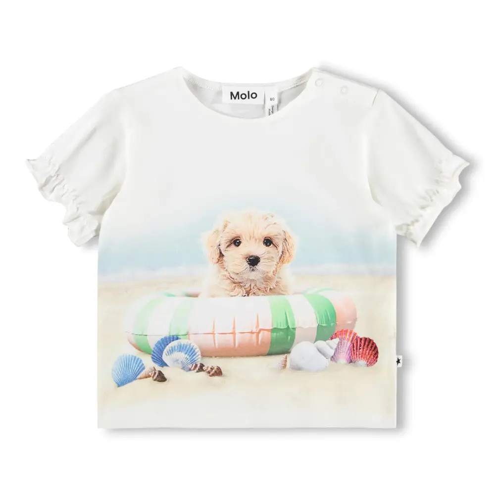Eline T-shirt - Beach Dog - 98 | Barnkläder - Toppar - T-shirts & toppar | BabyMode