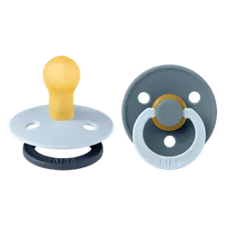 Napp Studio Fusion Colour 2-pack Latex 0-6 mån - Blue Mix | Baby & Barn - Sköta - Nappar | BabyMode