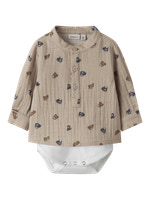 Dutty Långärmad Skjorta Body - Chateau Gray