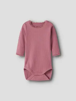 Hallie Långärmad Body - Mesa rose | Barnkläder - Bodys & overaller - Långärmad body | BabyMode
