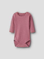 Hallie Långärmad Body - Mesa rose