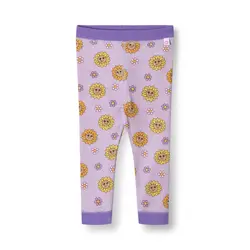 ELångärmadtar Leggings - Heather Purple | Kläder - Underdelar - Leggings | BabyMode