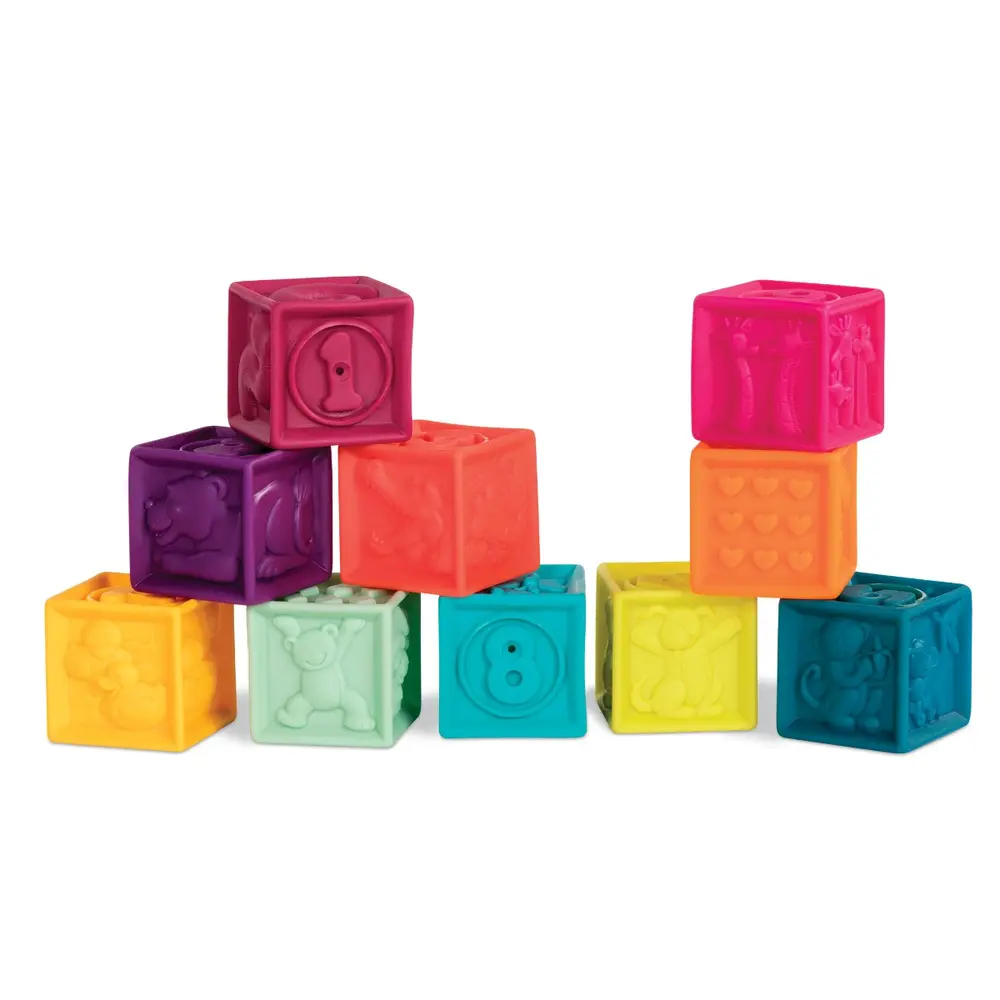 One Two - Bløde Klodser, Mint | Leksaker - Byggsatser & LEGO - Stapling av block | BabyMode