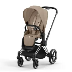 Priam Sittvagn - cozy beige/chrome black | Barnvagnar | BabyMode