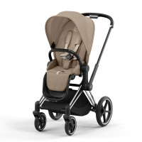 Priam Sittvagn - cozy beige/chrome black