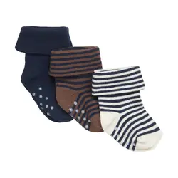 Baby rib strømper - Sky Captain | Kläder - Strumpor & strumpbyxor - Halkfria strumpor | BabyMode