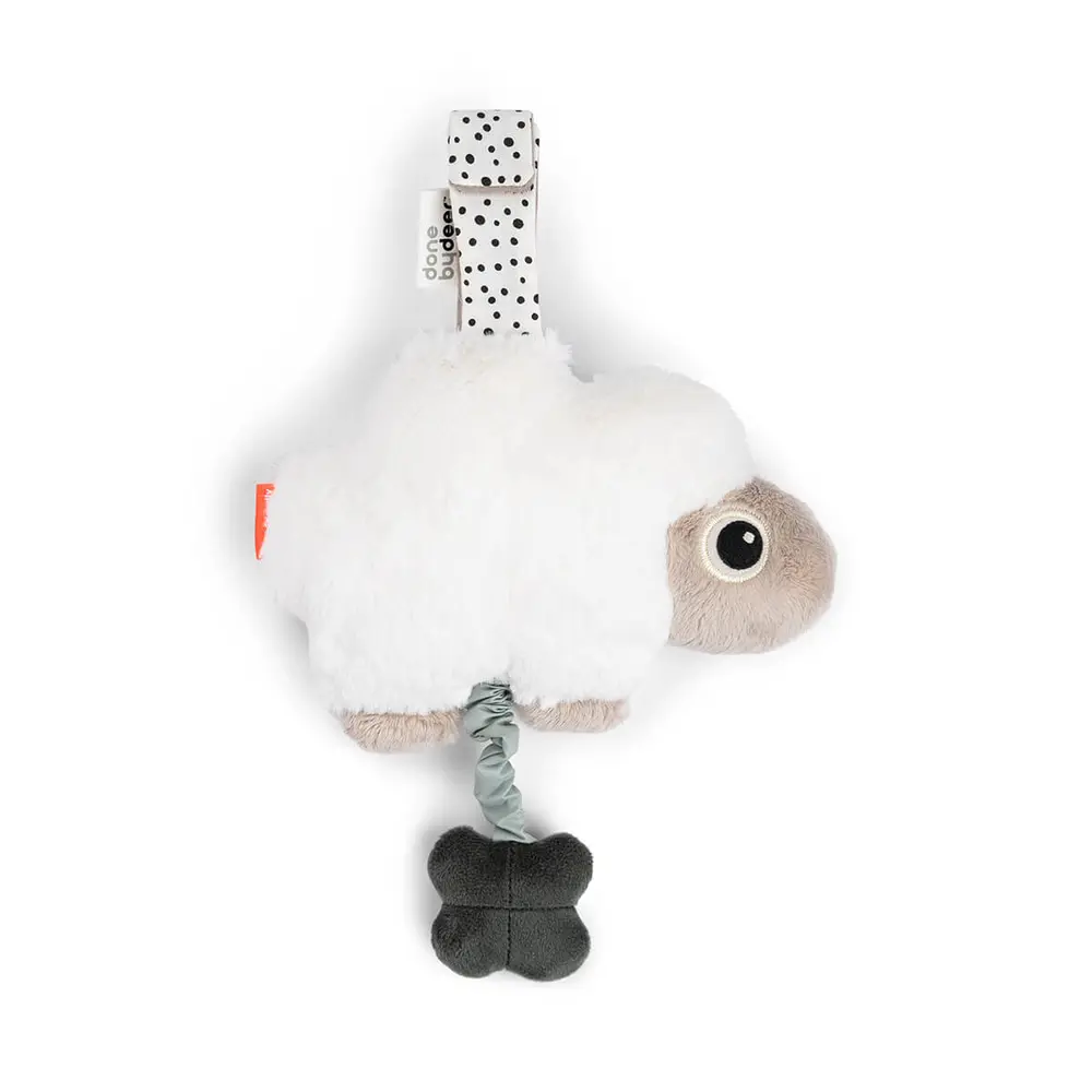 Done By Deer Musikmobil - Sheepy Sand | Leksaker - Babyleksaker - Musikmobiler | BabyMode