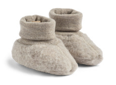 Lei Ullfleece-tofflor - Khaki melange