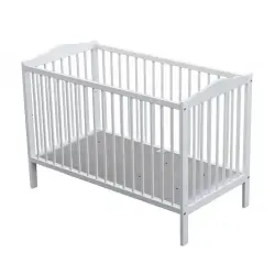 Spjälsäng Nina - Vit | Barnrum - Barnsängar & vaggor - Spjälsängar | BabyMode