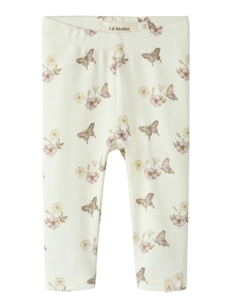 Layo See Slim Leggings - Coconut Milk - 62 | Barnkläder - Underdelar - Leggings | BabyMode